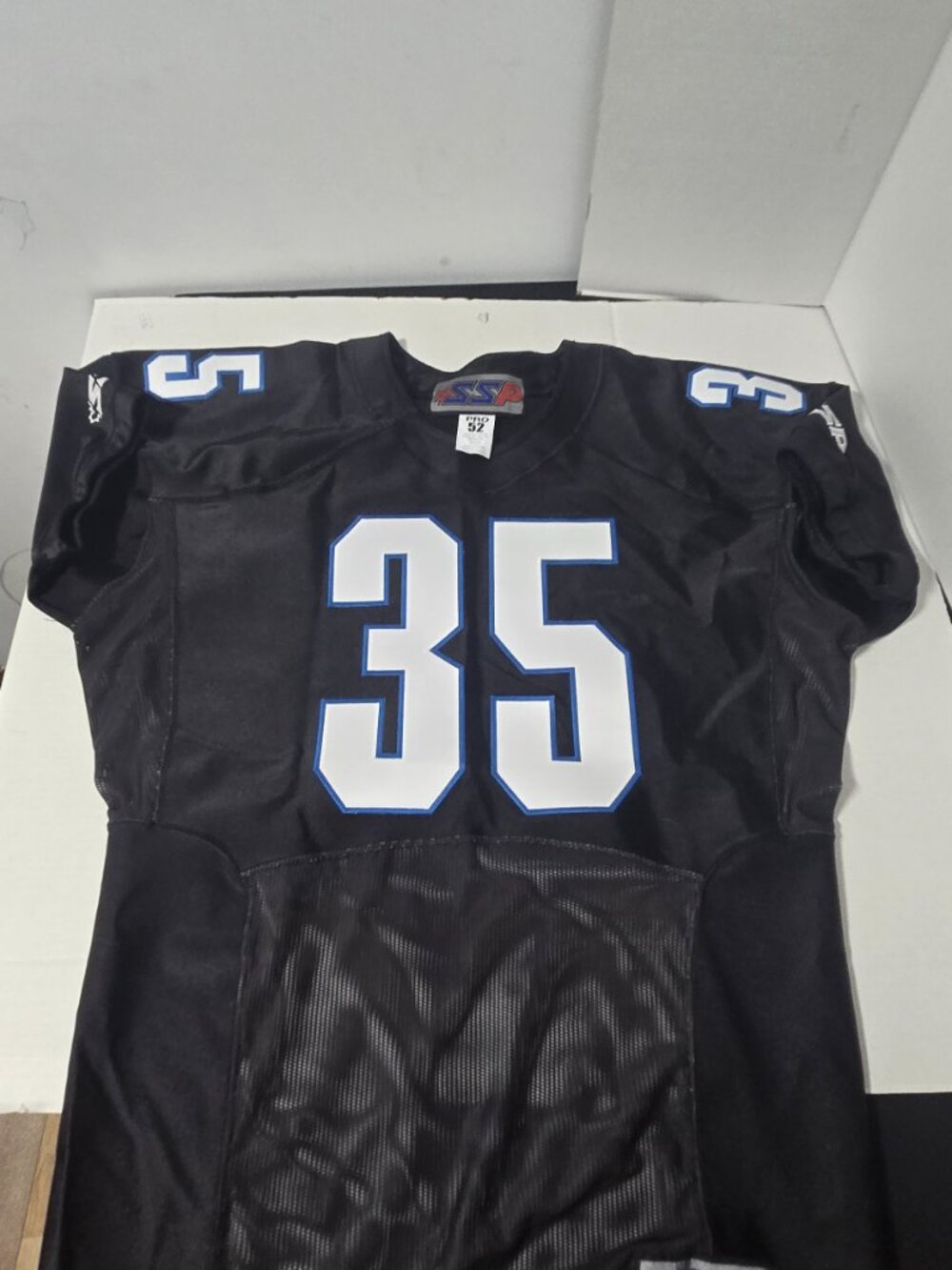 SSP Pro 52 Football Practice Jersey #35 Black Adult Made in Canada | Size Pro 52 - Picture 15 of 15